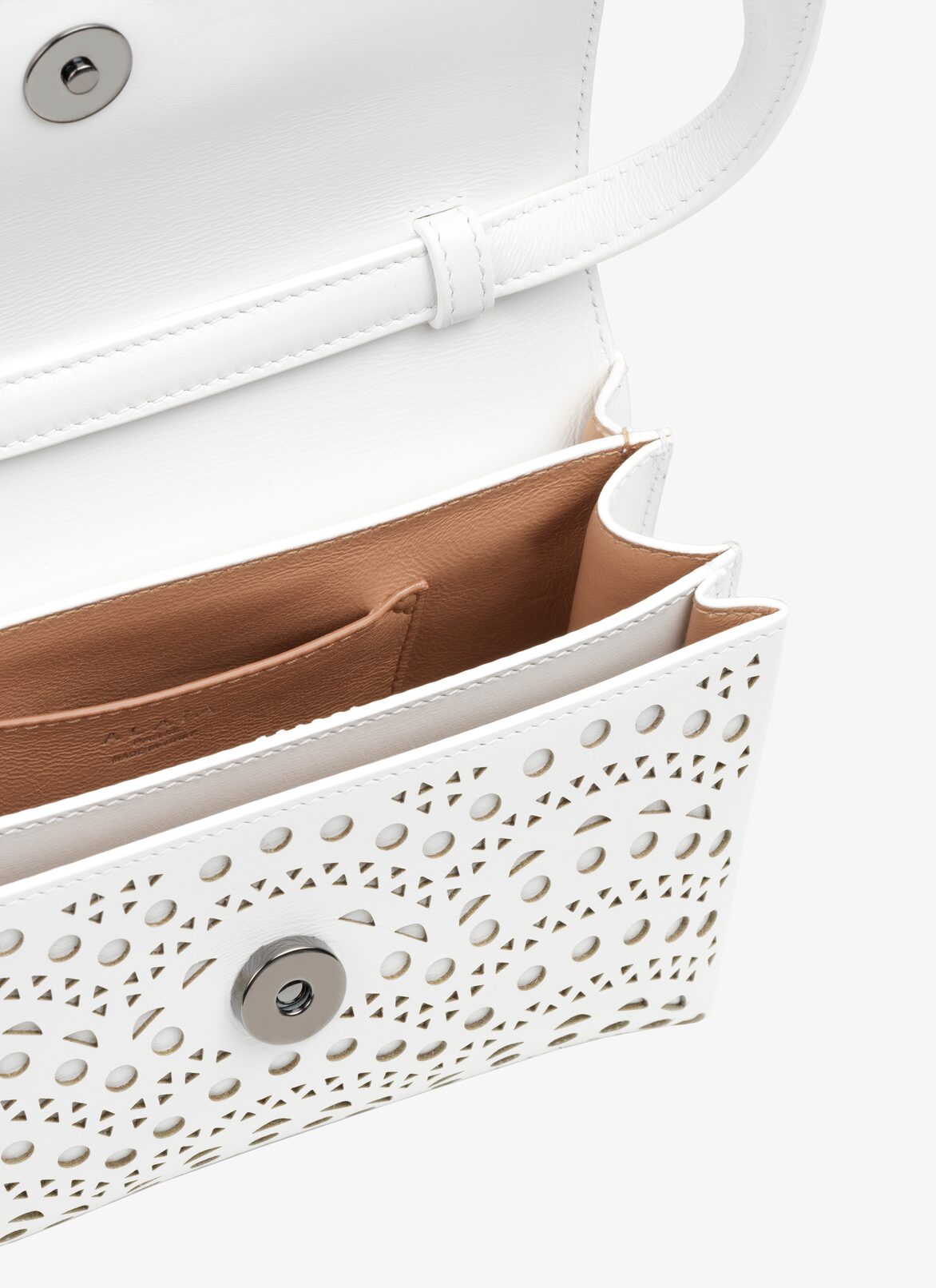 Lulu 19 shoulder bag ALAÏA OPTIC WHITE LULU 19 SHOULDER BAG
